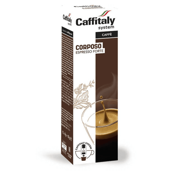 Caffitaly Ecaffe Corposo – Kraftfull espresso – Kaffekapslar