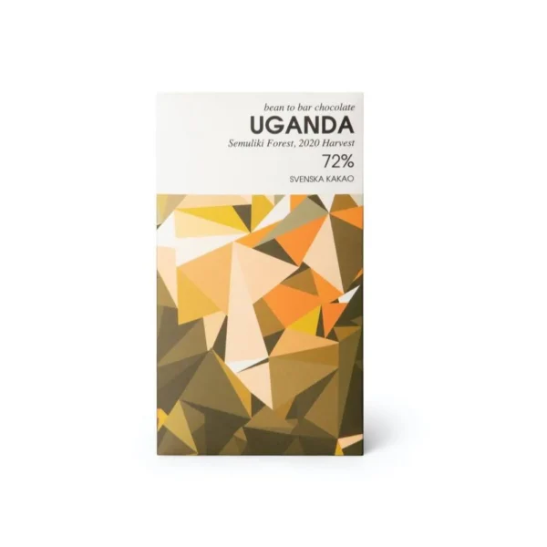 Svenska Kakao Uganda – Mörk chokladkaka 72% – 50 gram
