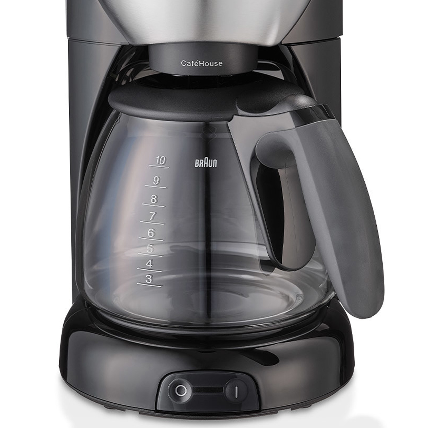Utgången modell – Braun KF570/1 – Kaffebryggare med droppstopp – Svart/Silver - Bild 3