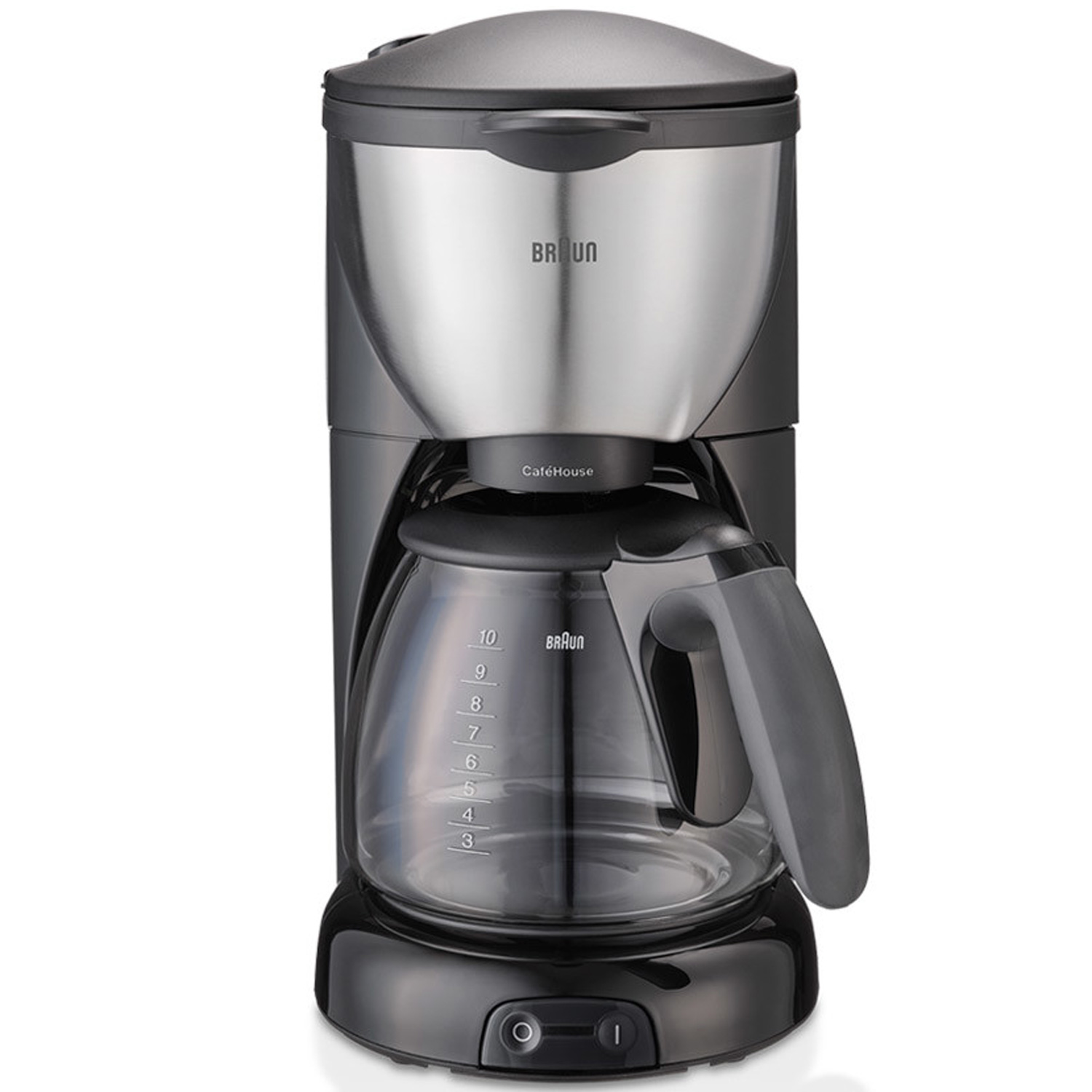 Utgången modell – Braun KF570/1 – Kaffebryggare med droppstopp – Svart/Silver - Bild 5