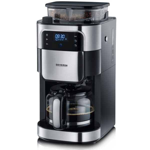 Severin – Kaffebryggare med kvarn KA4813 10 koppars 1000W KA4813