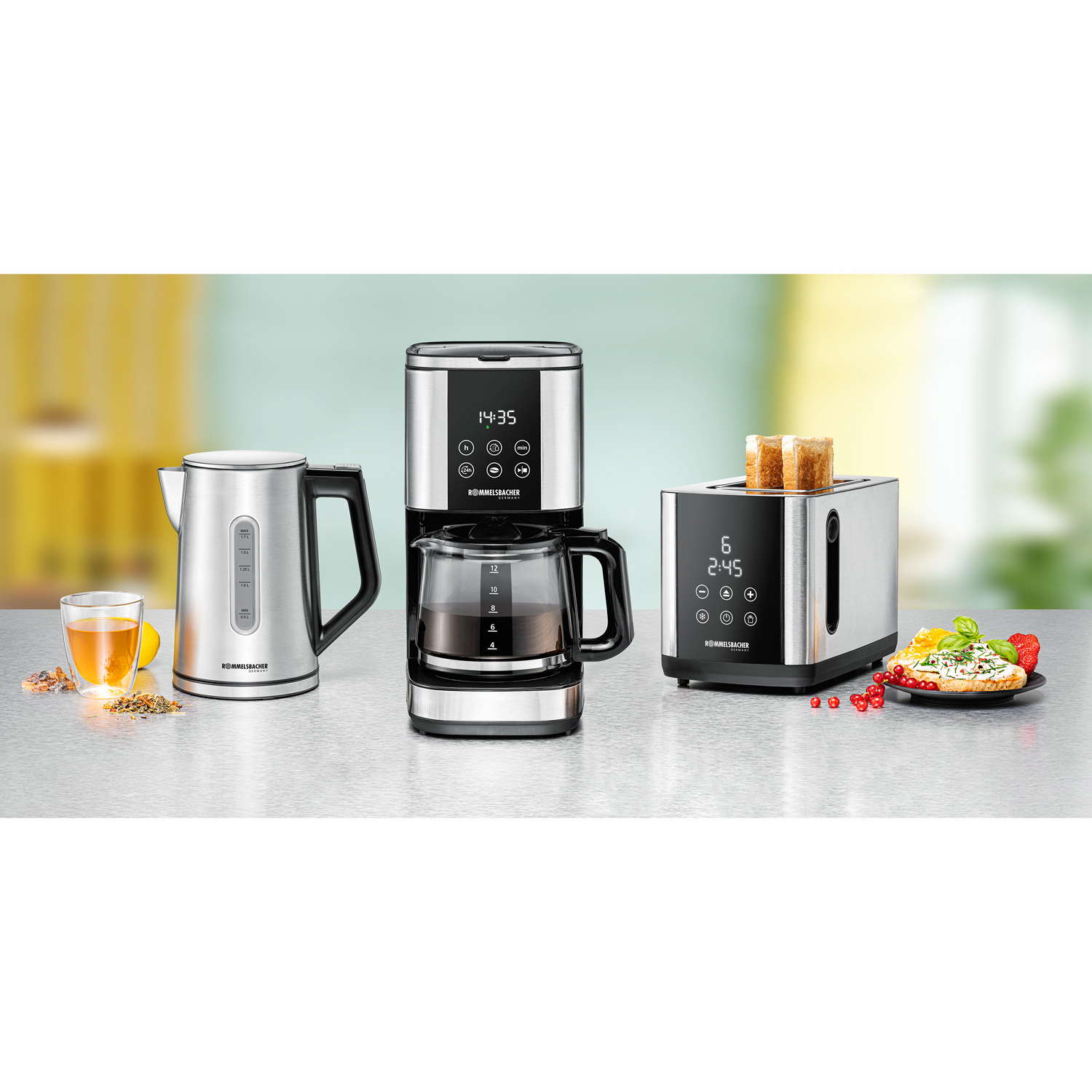 Rommelsbacher FKM 1000 – Kaffebryggare med timer – Rostfritt stål - Bild 6