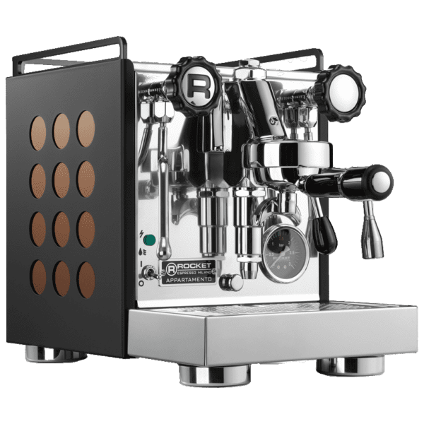 Rocket Appartamento – Espressomaskin – Svart/Koppar