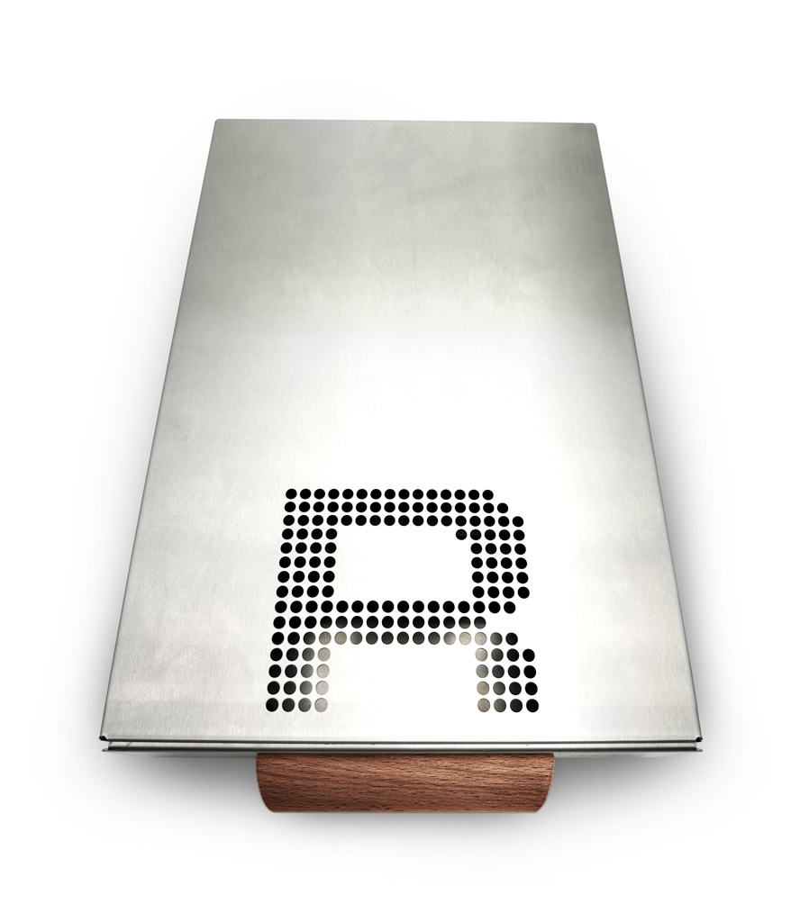 Rocket Knockbox – Krom med trähandtag – Ø 200 mm - Bild 2