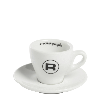 Rocket Espresso espressokopp #RocketPeople – Vit porslinskopp