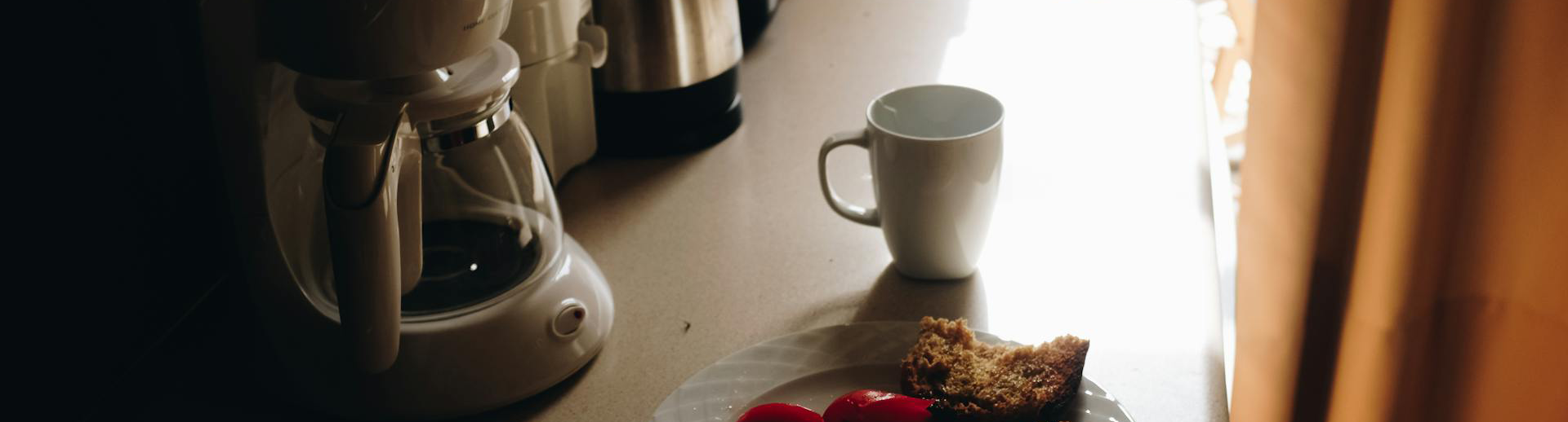 Kaffebryggare med glaskanna