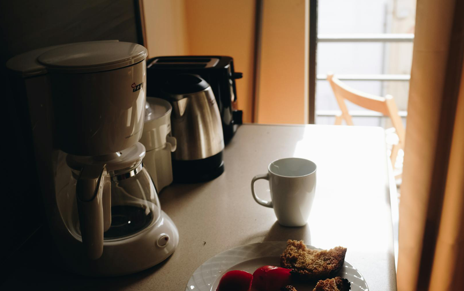 Kaffebryggare med glaskanna