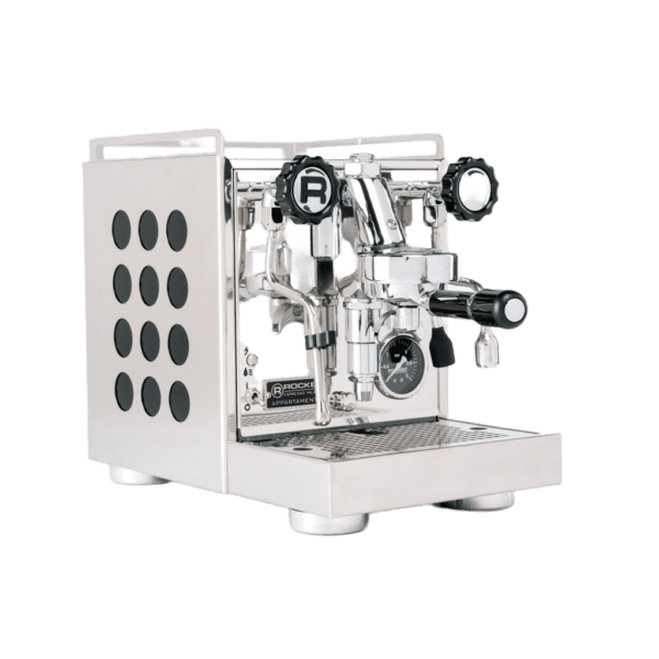 Rocket Appartamento 2.0 Black espressomaskin i krom och svart