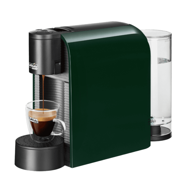 Caffitaly Volta S36 espressomaskin kapselmaskin grön