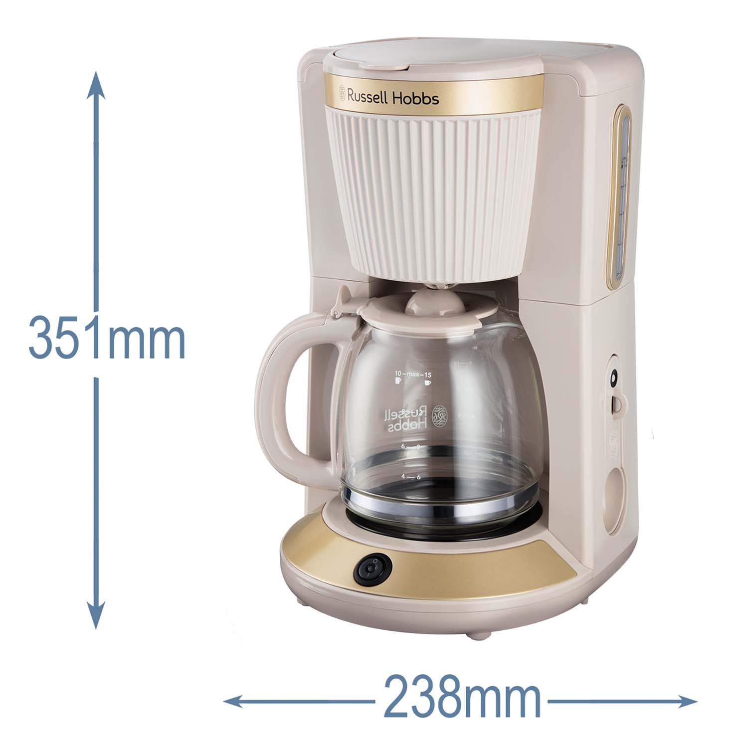 Russell Hobbs Brontë – Kaffebryggare – Stenfärgad - Bild 4