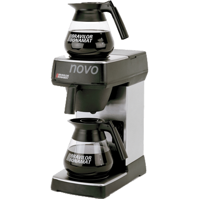 Bonamat Novo – Professionell filterbryggare och kaffebryggare med kanna – Aluminium