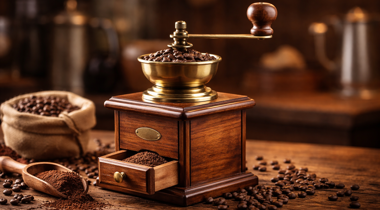 Manuella kaffekvarnar