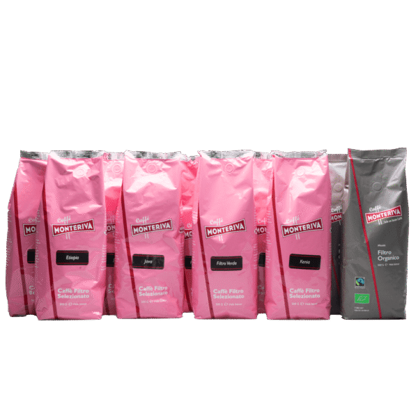 Monteriva Bryggkaffelådan – Bryggkaffe – Hela bönor – Blandade sorter – 5 kg