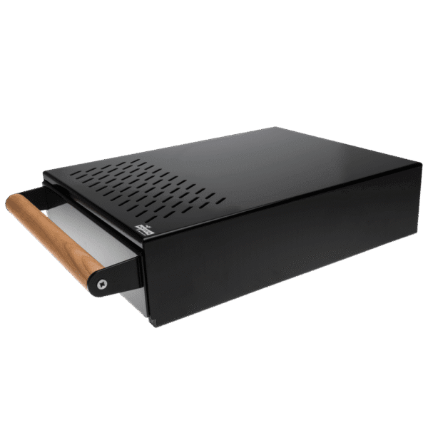 Monteriva Grounds Control Black Wood – Sumplåda / Knockbox – Svart – Ø 280 mm