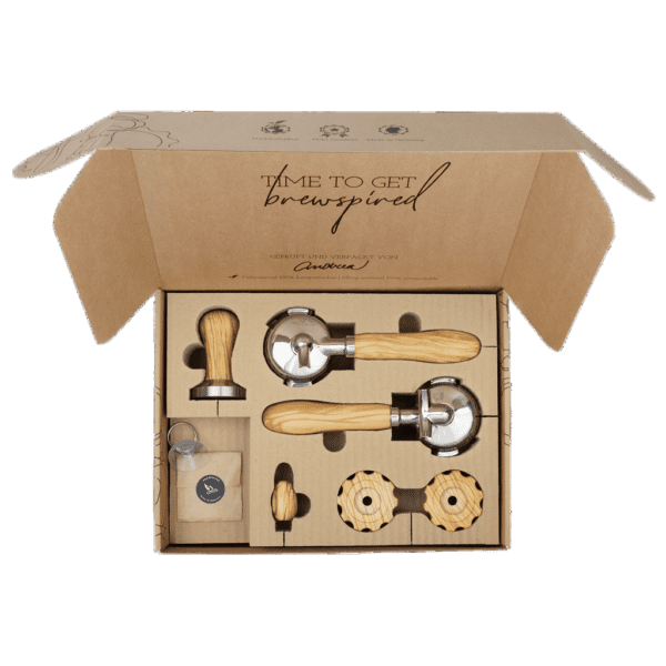Rocket Olivträpaket – Uppgraderingskit i olivträ för Rocket espressomaskin