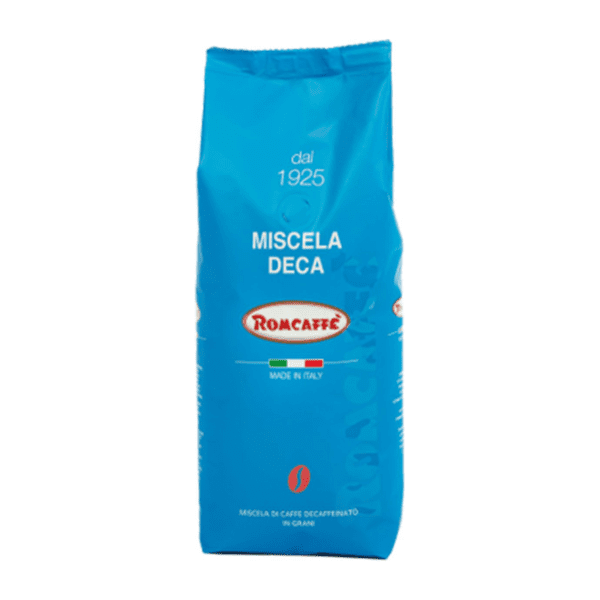 Romcaffè Decaffeinato – Hela koffeinfria espressobönor – 500 g