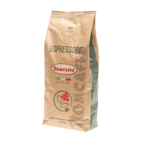 Romcaffè Espresso Bio – Ekologiska hela espressobönor – 1 kg
