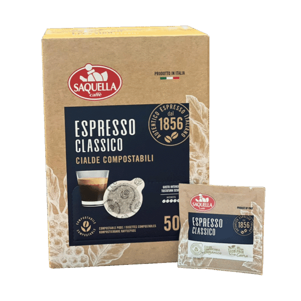 Saquella Espresso Classico kaffepods E.S.E. 50 st