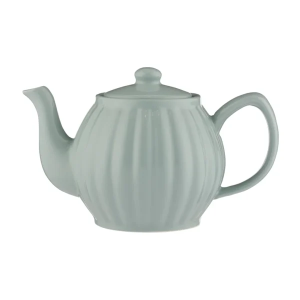 Price & Kensington Luxe – Tekanna i stengods – 1,1 liter – 6 koppar – Duckegg