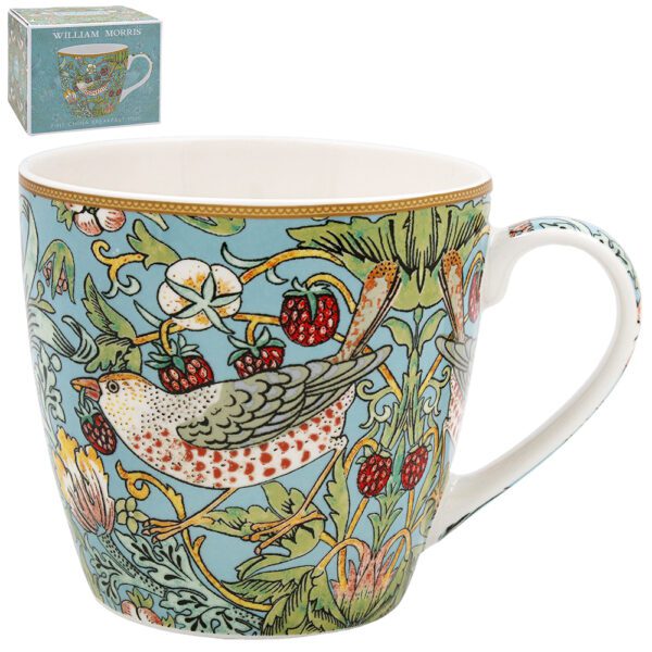 Lyxig frukostmugg från The Leonardo Collection Strawberry Theif