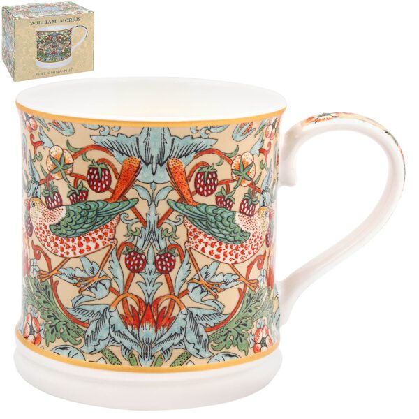 The Leonardo Collection William Morris Strawberry Thief – Windsormugg – Porslin