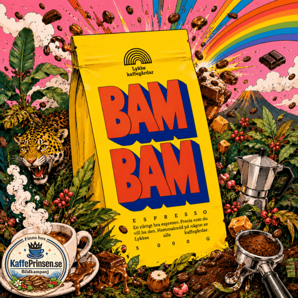 Lykke BAM BAM – Delikata espressobönor med chokladundertoner – 500 g
