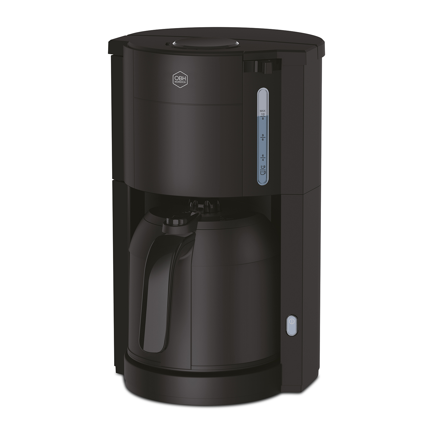 OBH Nordica Pro Aroma – Kaffebryggare med termoskanna – 1 liter – Svart