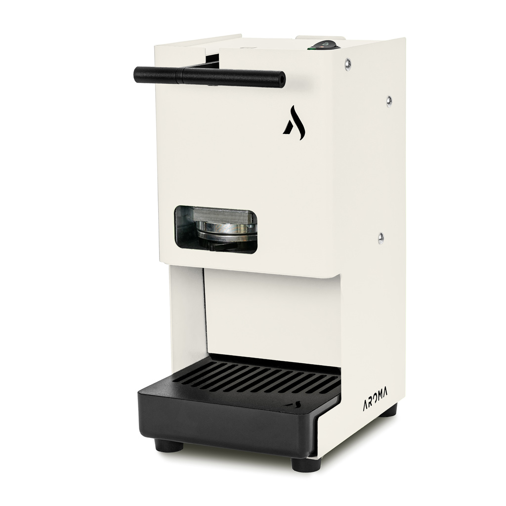 Macchine Aroma E.GO vit podmaskin för E.S.E.-kaffepoddar