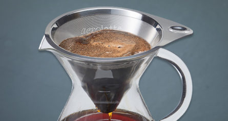 Aerolatte – Bryggare med mikrofilter i stål – 0,35 liter – Brygger 1–2 koppar - Bild 4