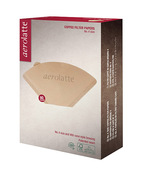 Aerolatte filter – 4 koppar