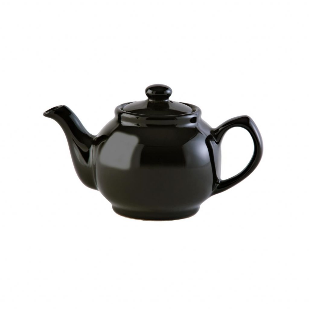 Price & Kensington – Tekanna i stengods – 0,45 liter – 2 koppar – Blank svart