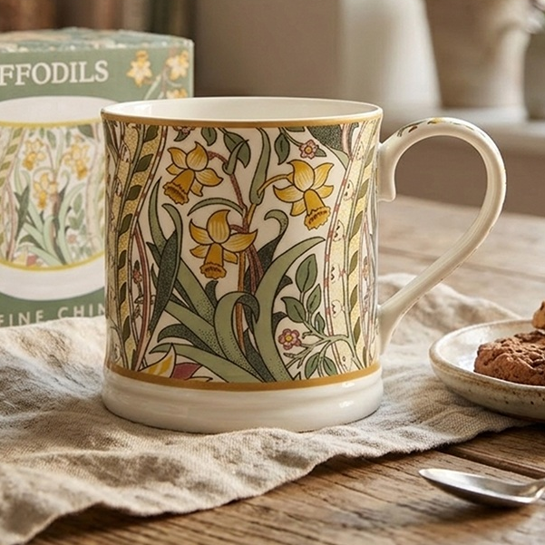 William Morris Daffodil – Windsormugg i porslin