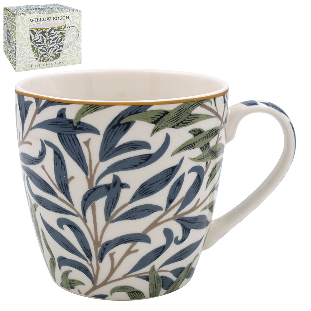 William Morris Willow Bough – Porslinsmugg med klassiskt bladmönster