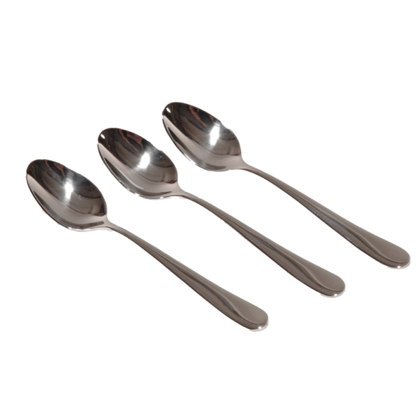 Arthur Krupp Monika teskedar i rostfritt stål 18/10, 12-pack med mjuk struktur i skaftet