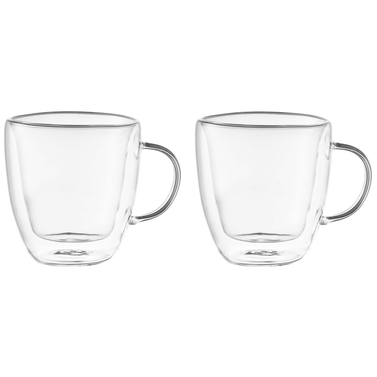 Maku Dubbelväggade kaffeglas – Borosilikatglas – 250 ml – 2-pack