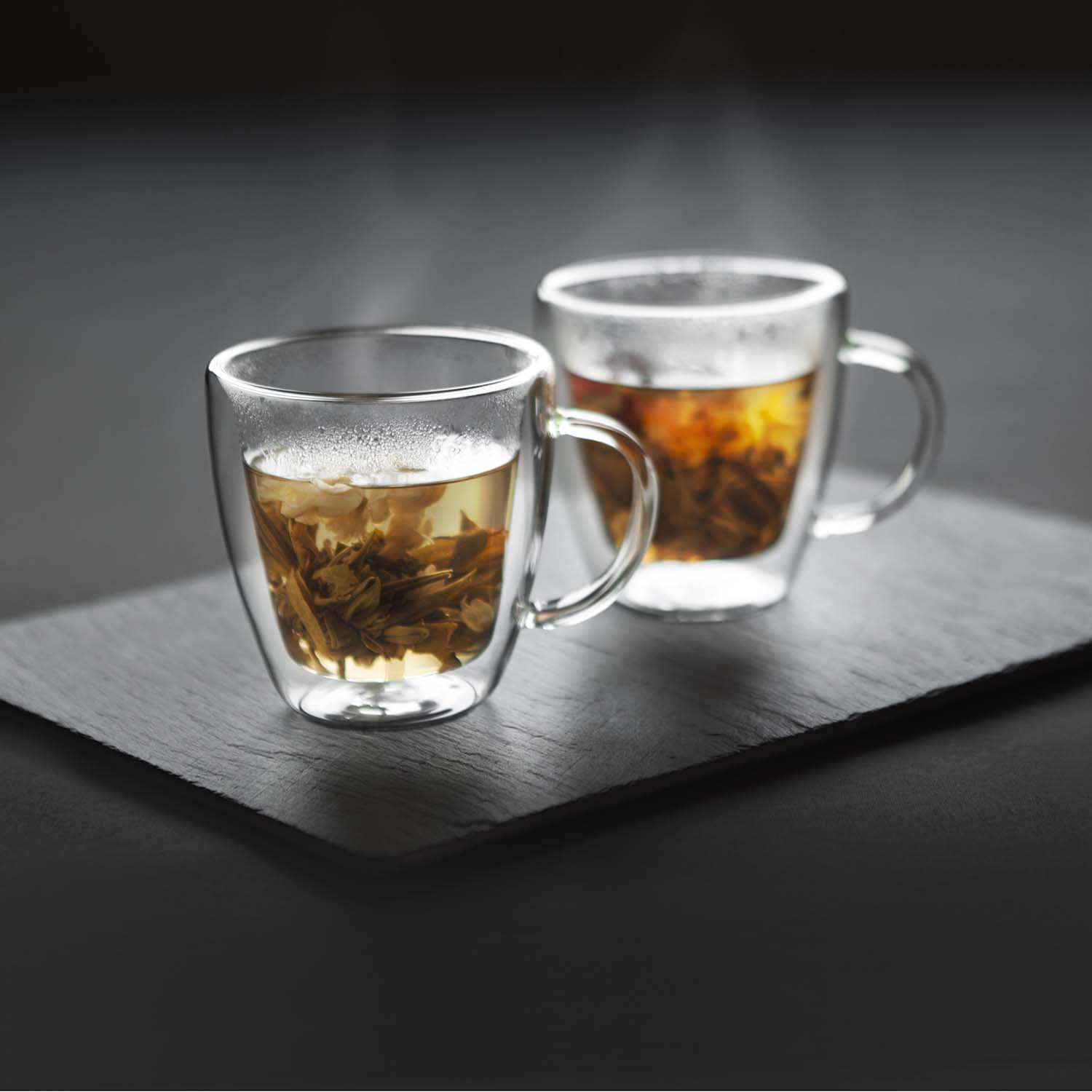 Maku Dubbelväggade kaffeglas – Borosilikatglas – 250 ml – 2-pack - Bild 5