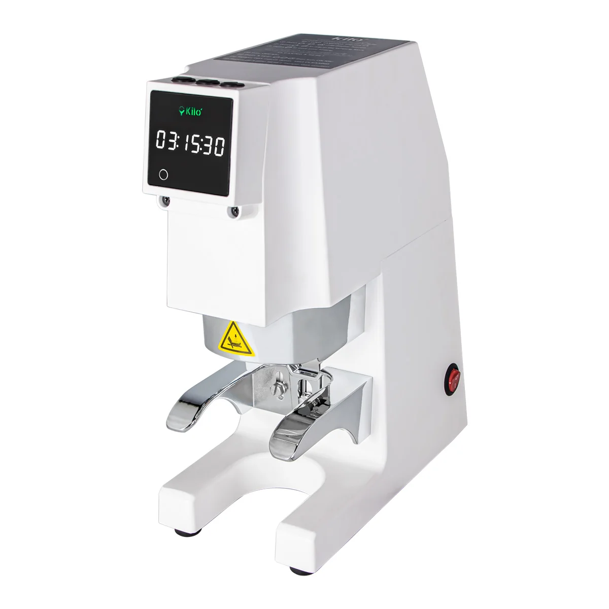 Slingshot Kilo White – Professionell automatisk tamper – Ø 58 mm
