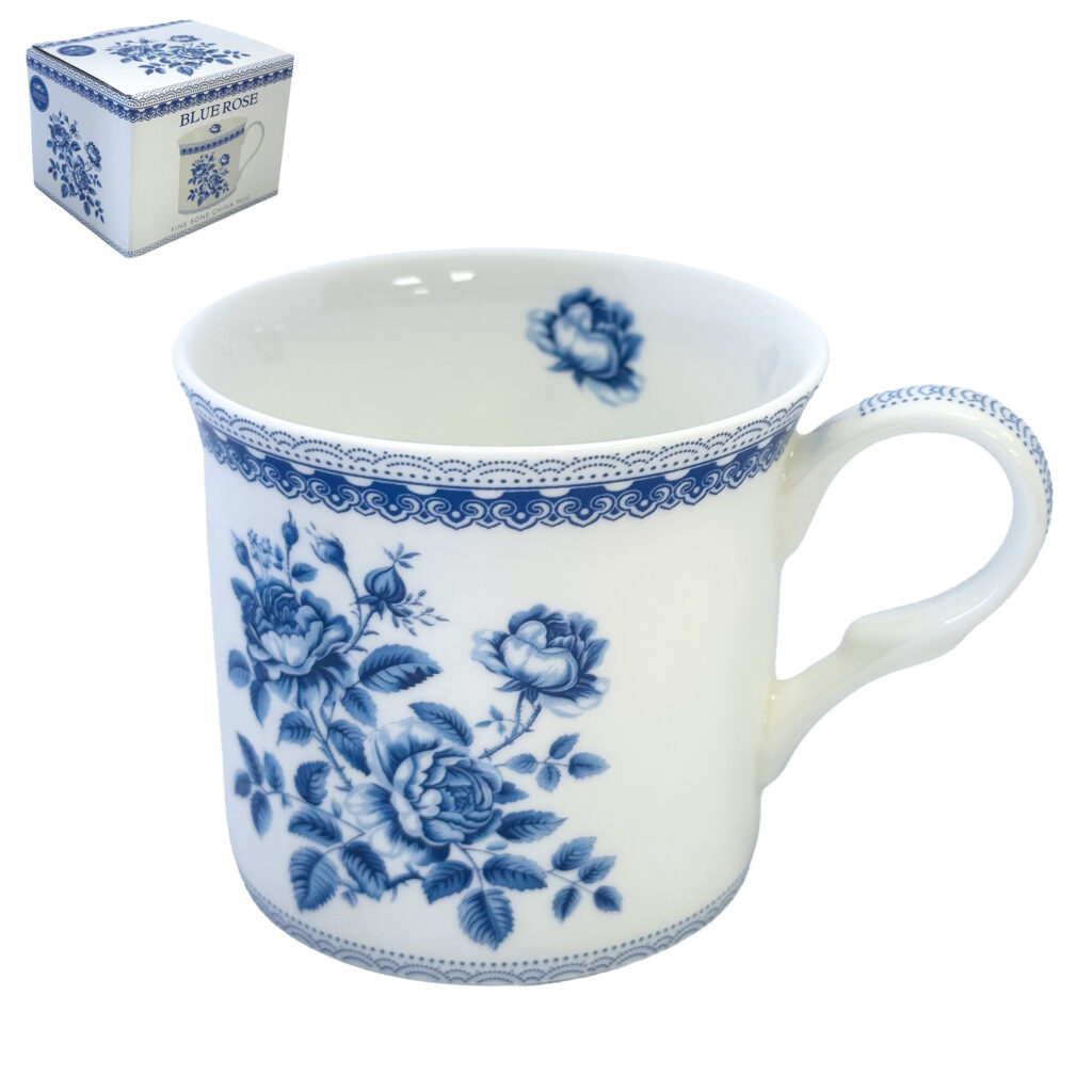 The Leonardo Collection Blue Rose palacemugg i benporslin