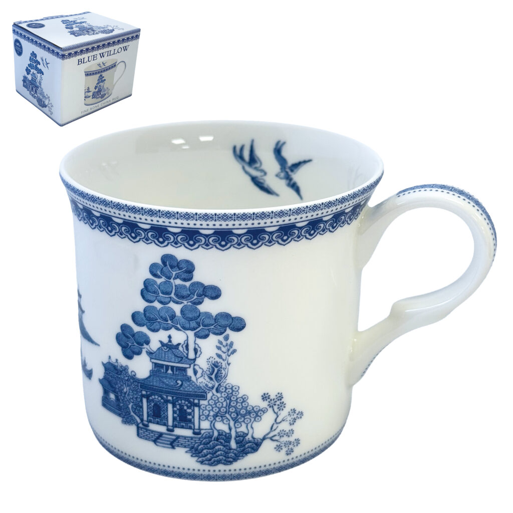 The Leonardo Collection Blue Willow palacemugg i benporslin