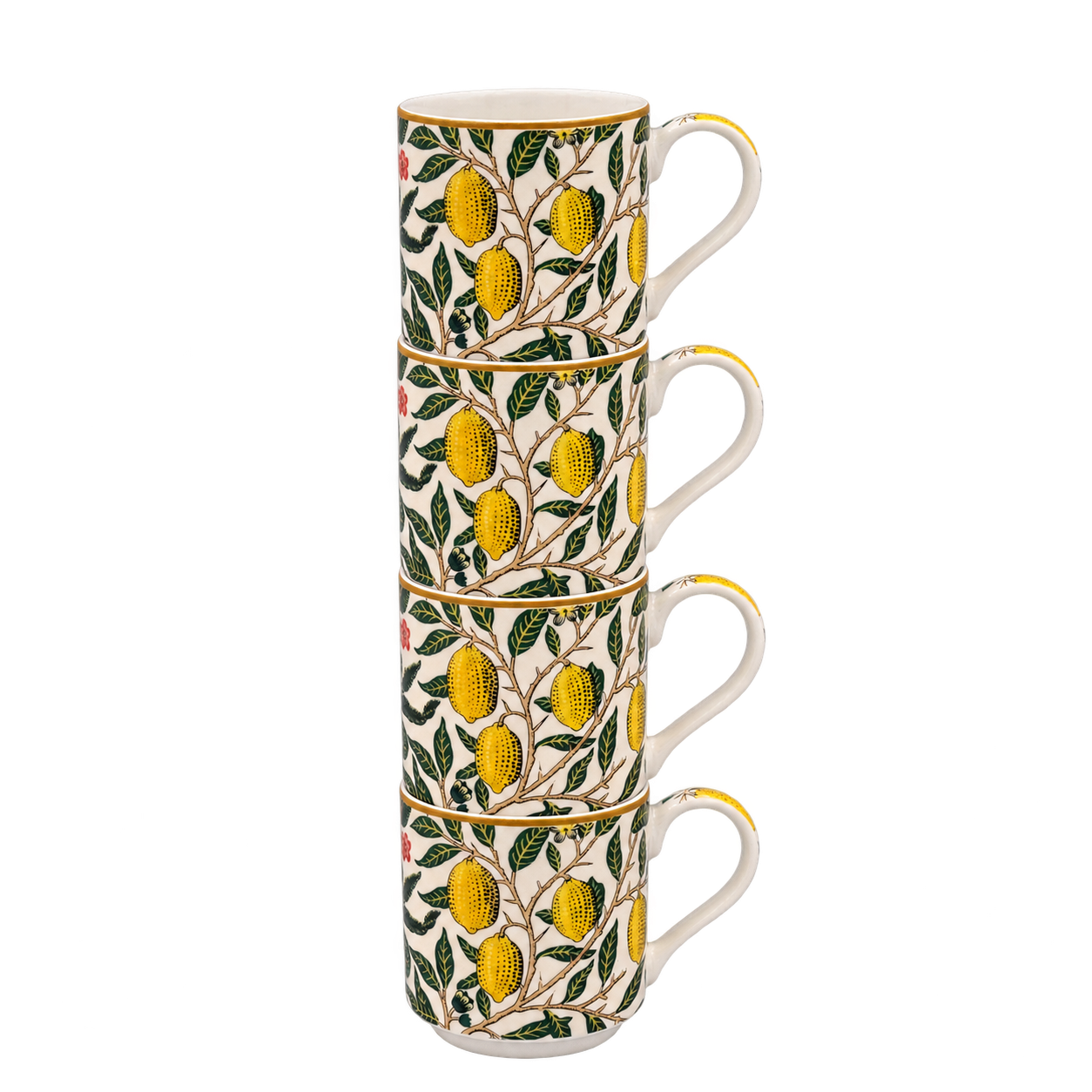 William Morris Fruits – Stapelbara muggar i presentförpackning – 4-pack - Bild 2