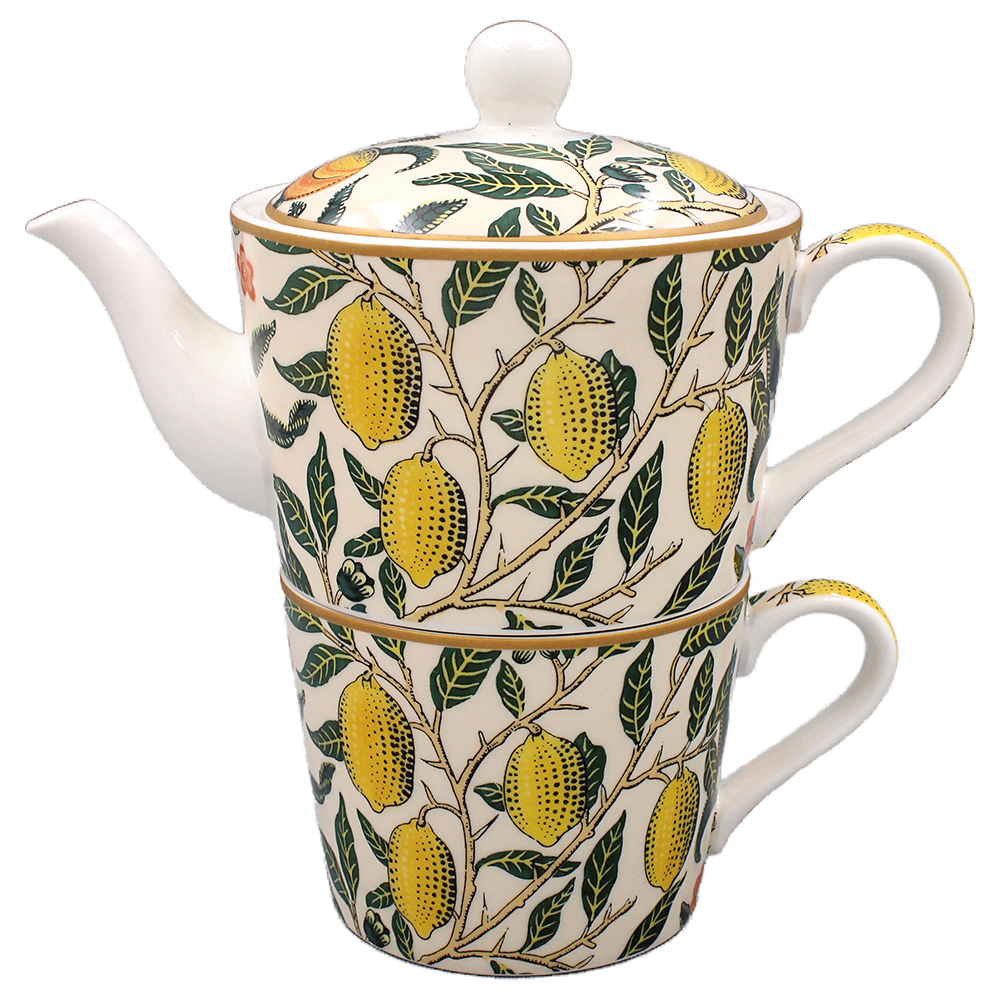 William Morris Fruits Tea for one-set i porslin