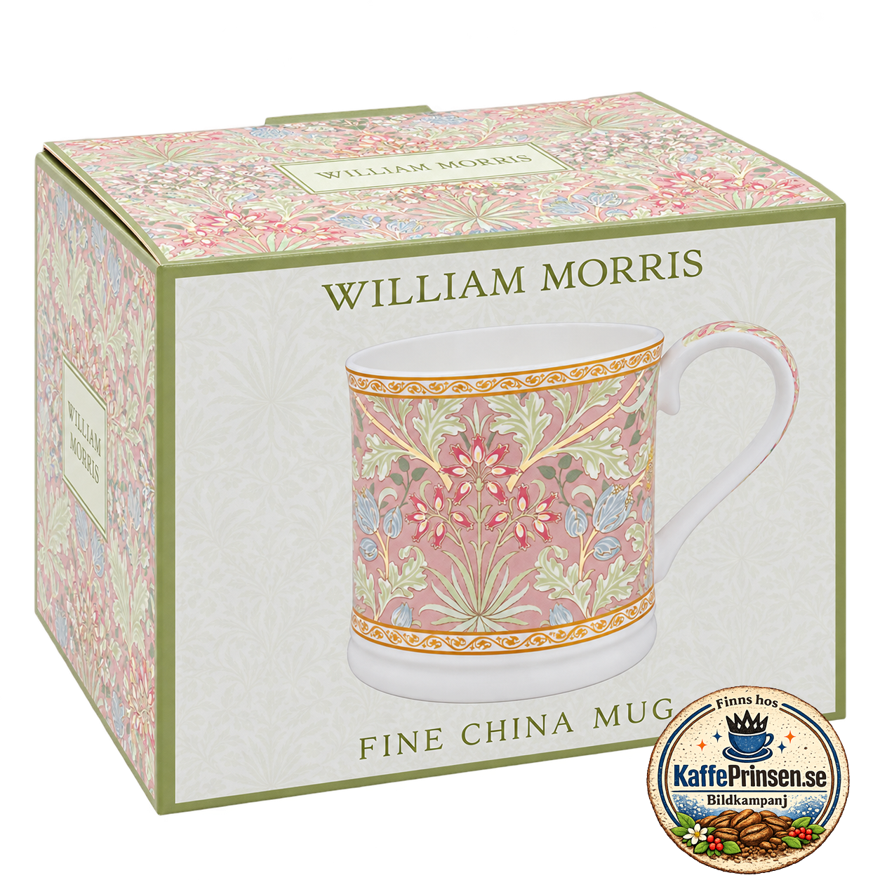 Windsormugg med Hyacinth från William Morris i presentförpackning