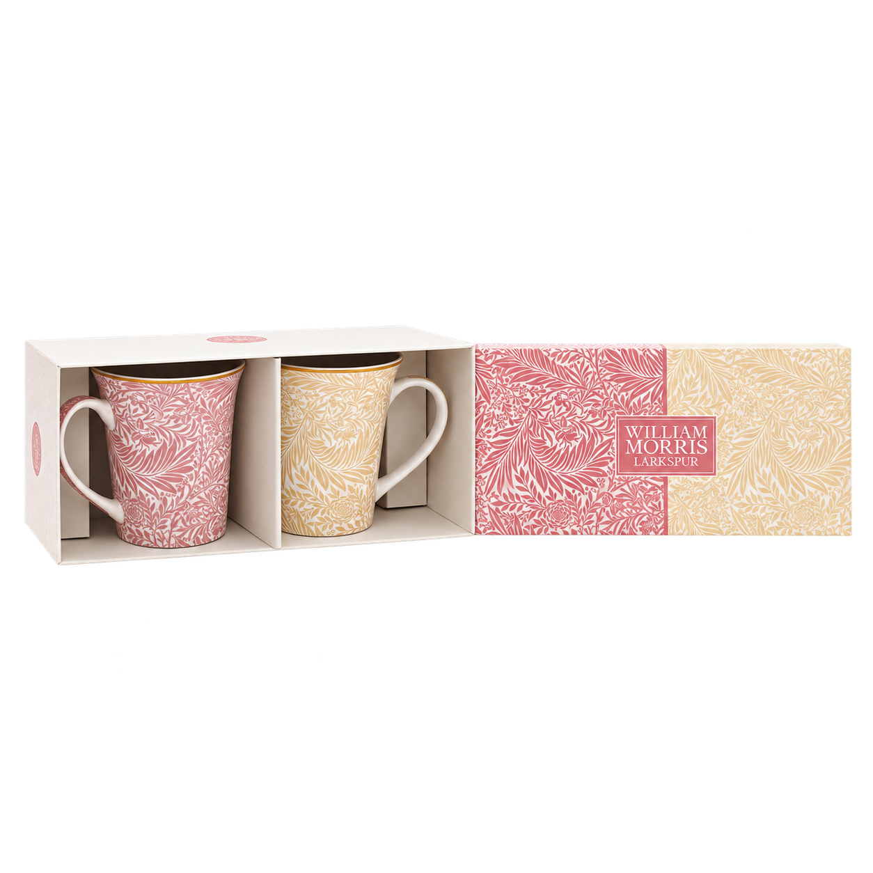 William Morris Larkspur – Trumpetmuggar i presentförpackning – 2-pack - Bild 2