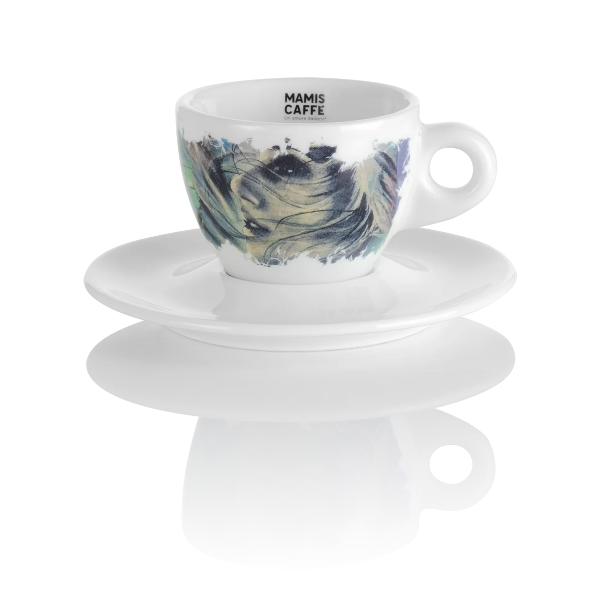 Mamis Caffè Alessia cappuccinokopp med fat 140 ml