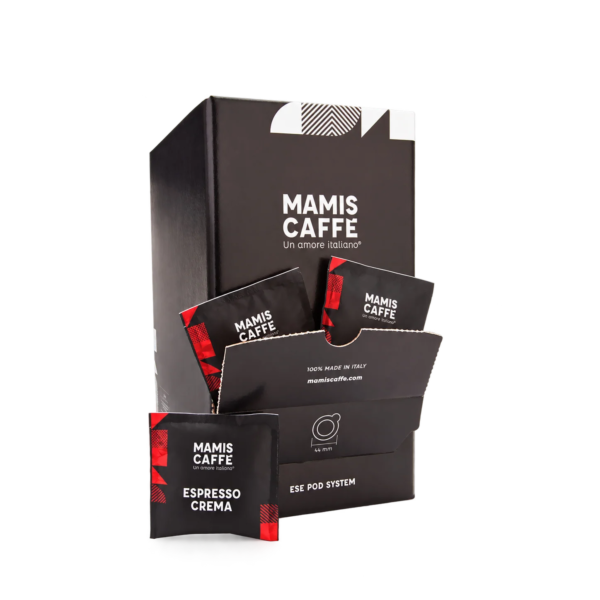 Mamis Caffè Espresso Crema – Krämiga E.S.E.-pods 44 mm