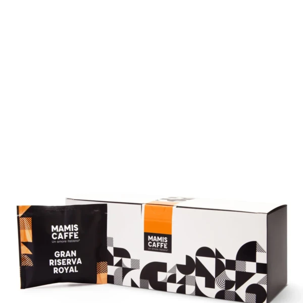 Mamis Caffè Gran Riserva Royal – premium E.S.E.-pods med toner av amaretto, kakao och kryddor