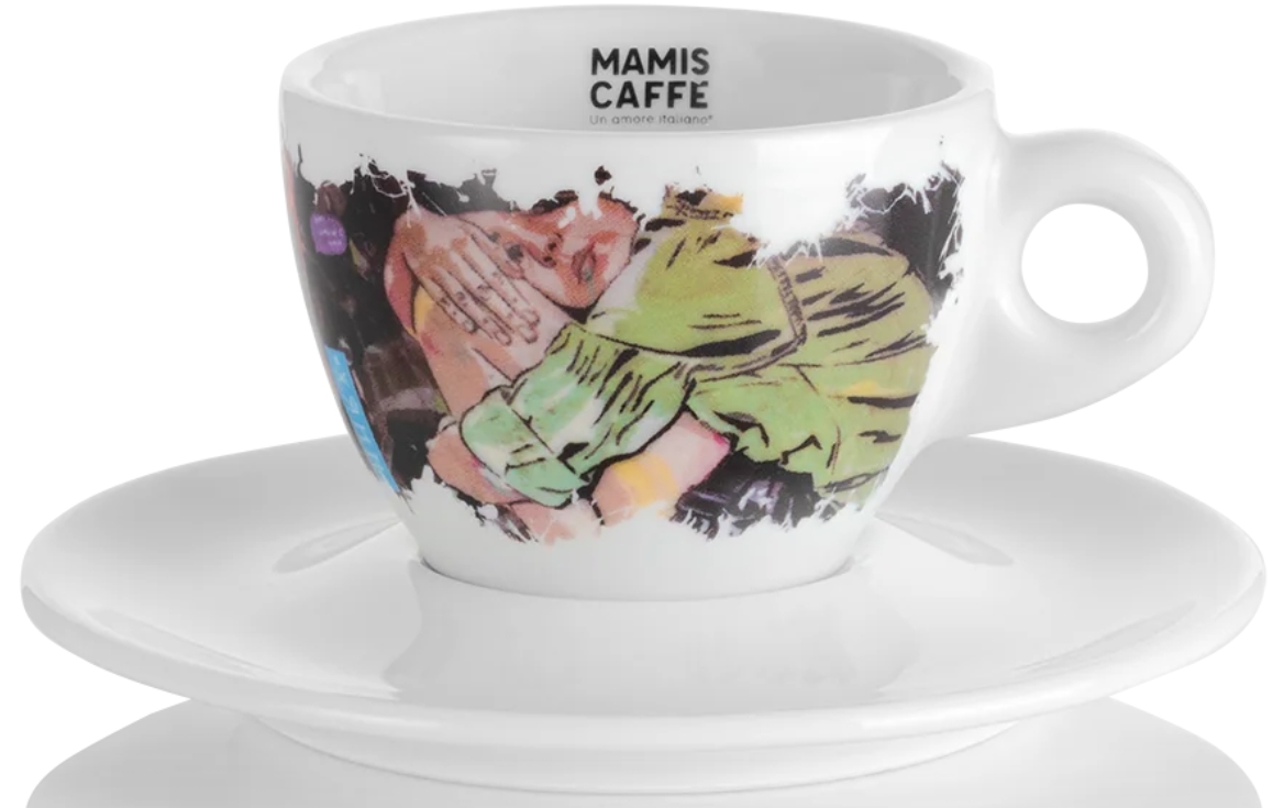 Mamis Caffè Sara cappuccinokopp i italienskt porslin