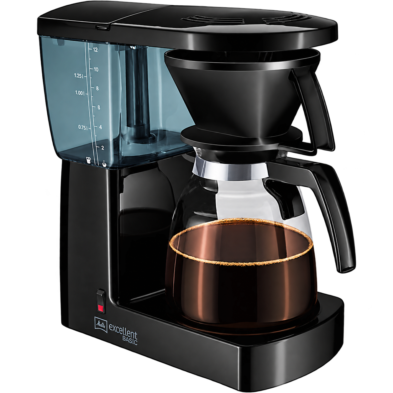 Melitta Excellent Grande – Kaffebryggare 12 koppar (1,6 liter) – Svart
